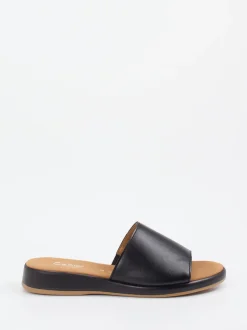 Gabor Comfort – Pantolette aus Kalbleder Schwarz