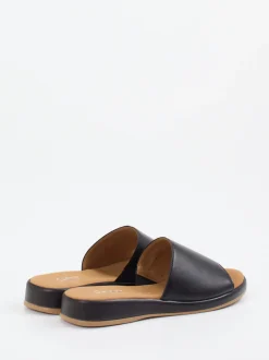 Gabor Comfort – Pantolette aus Kalbleder Schwarz
