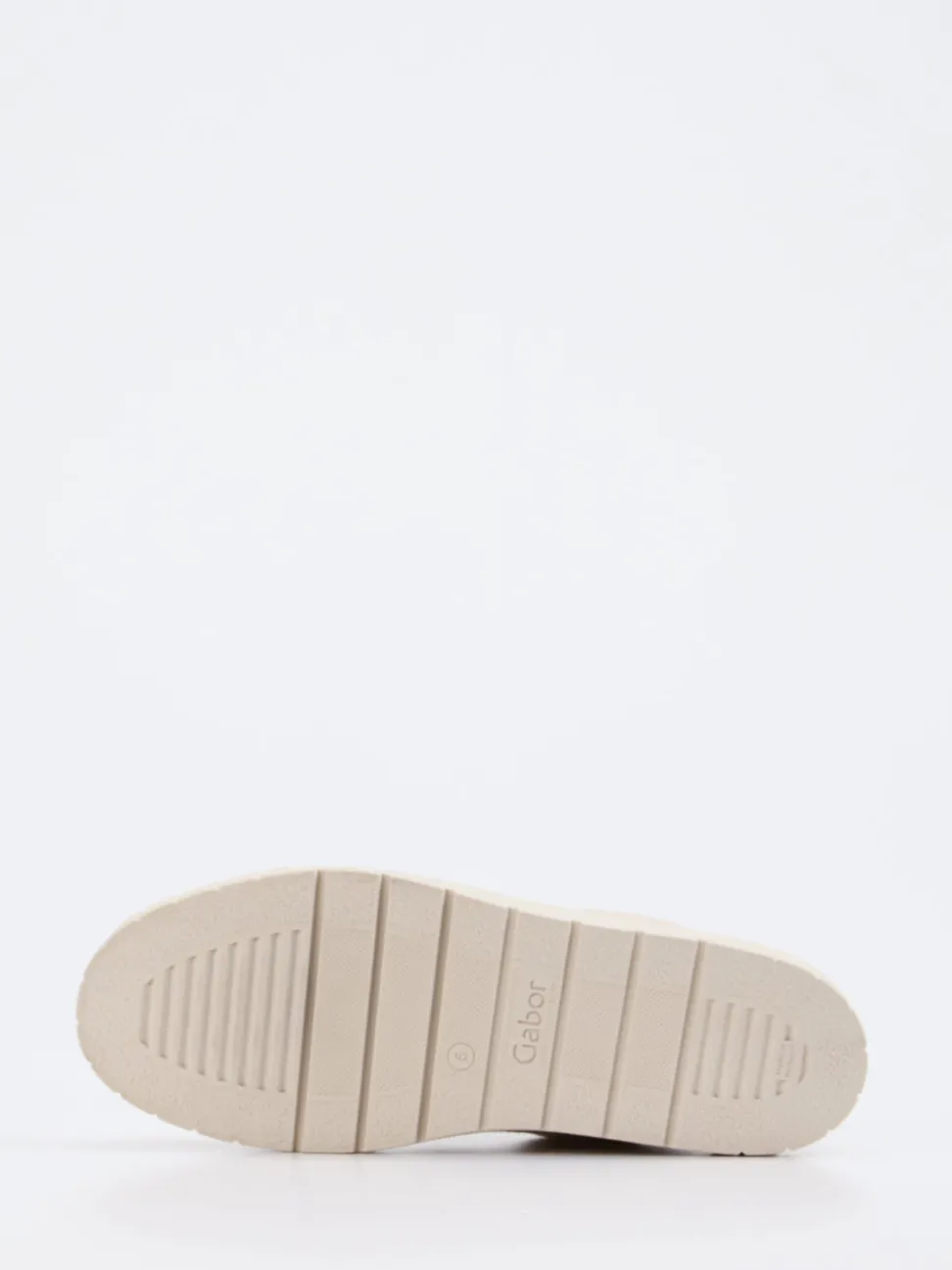 Gabor Comfort – Plateau-Sneaker aus Veloursleder beige