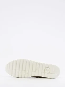 Gabor Comfort – Plateau-Sneaker aus Veloursleder ziegelrot