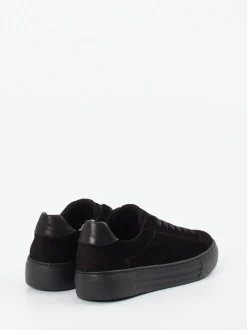 Gabor Comfort – Plateau-Sneaker aus Veloursleder Schwarz