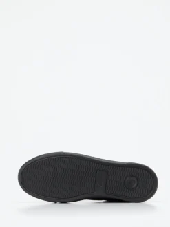 Gabor Comfort – Plateau-Sneaker aus Veloursleder Schwarz