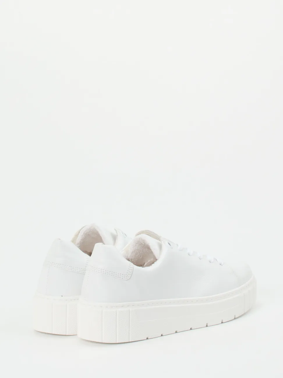 Gabor Comfort – Plateau-Sneaker aus Kalbleder weiß
