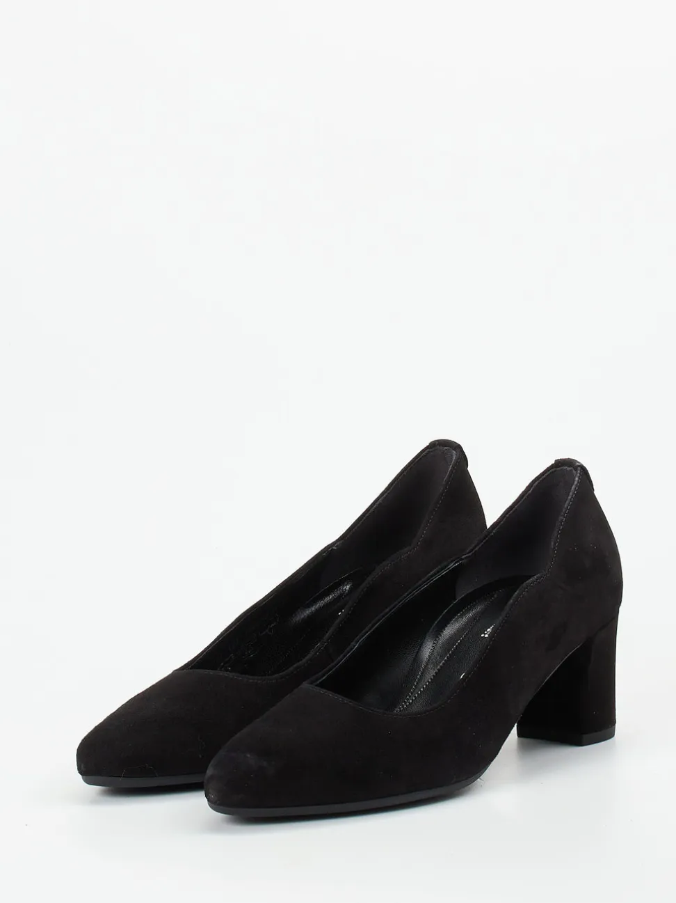 Gabor Comfort – Pumps aus Veloursleder Schwarz