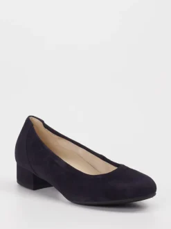 Gabor Comfort – Pumps aus Veloursleder Dunkelblau