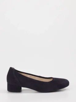 Gabor Comfort – Pumps aus Veloursleder Dunkelblau