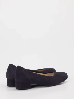 Gabor Comfort – Pumps aus Veloursleder Dunkelblau