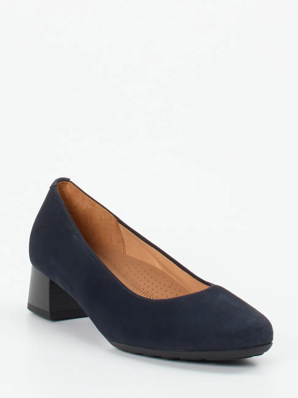 Gabor Comfort – Pumps aus Veloursleder Dunkelblau
