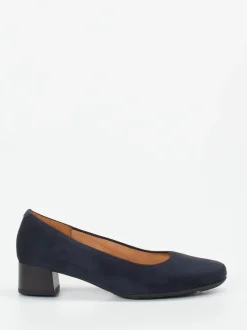 Gabor Comfort – Pumps aus Veloursleder Dunkelblau