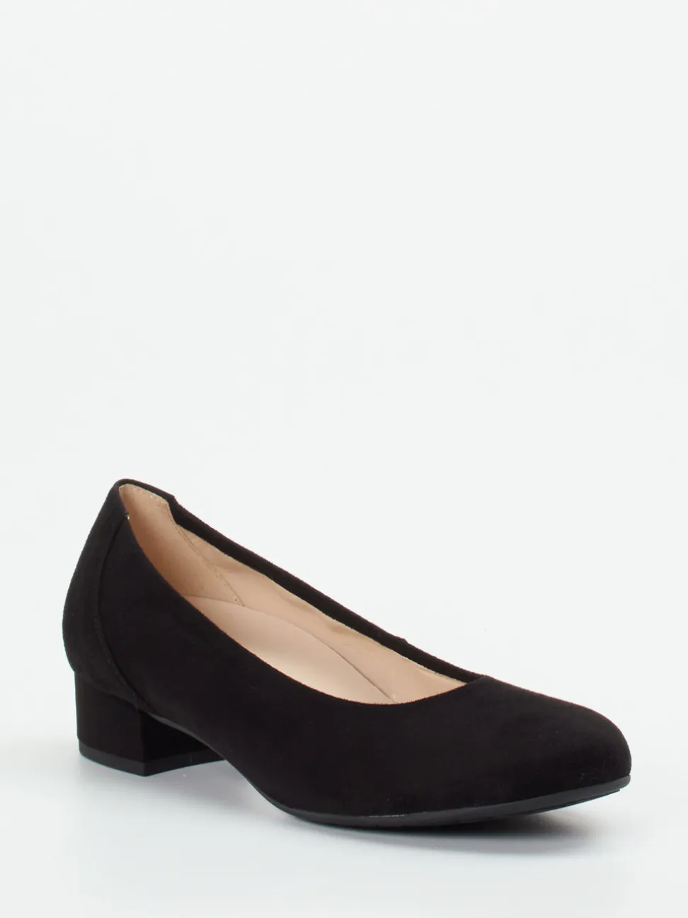 Gabor Comfort – Pumps aus Synthetik in Veloursoptik schwarz