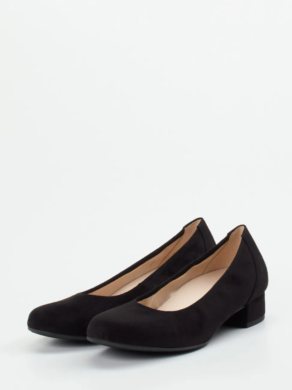 Gabor Comfort – Pumps aus Synthetik in Veloursoptik schwarz