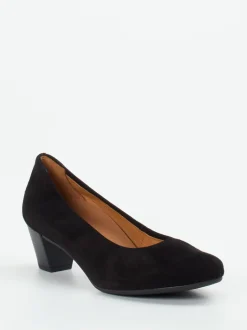 Gabor Comfort – Pumps aus Veloursleder schwarz