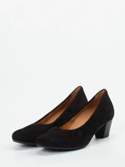 Gabor Comfort – Pumps aus Veloursleder schwarz