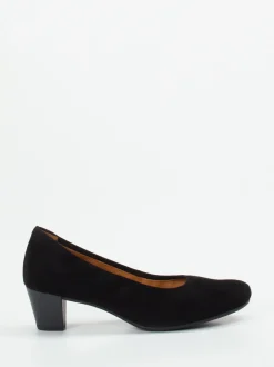 Gabor Comfort – Pumps aus Veloursleder schwarz