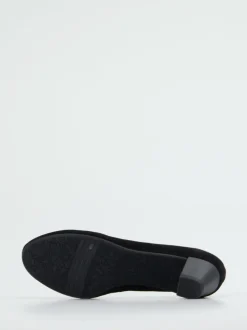 Gabor Comfort – Pumps aus Veloursleder schwarz