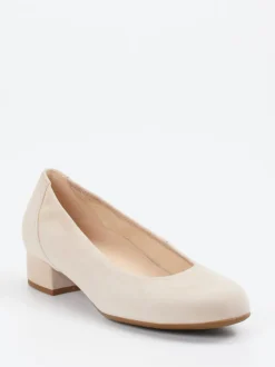 Gabor Comfort – Pumps aus Veloursleder beige