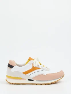 Gabor Comfort – Retro-Sneaker aus Veloursleder weiß