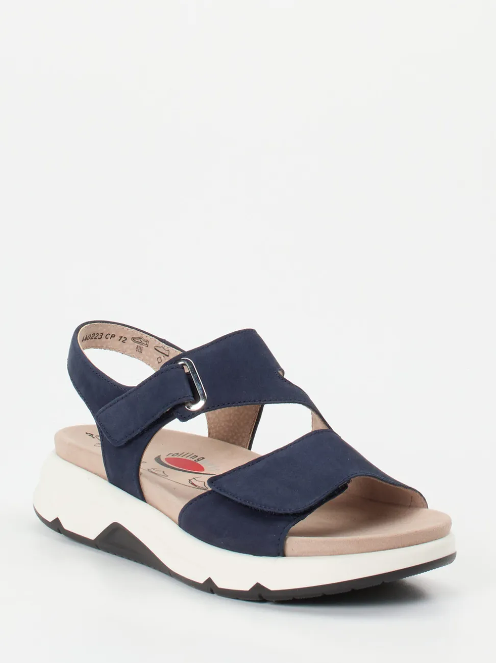 Gabor Comfort – Sandale aus Nubukleder Dunkelblau