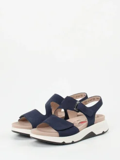 Gabor Comfort – Sandale aus Nubukleder Dunkelblau