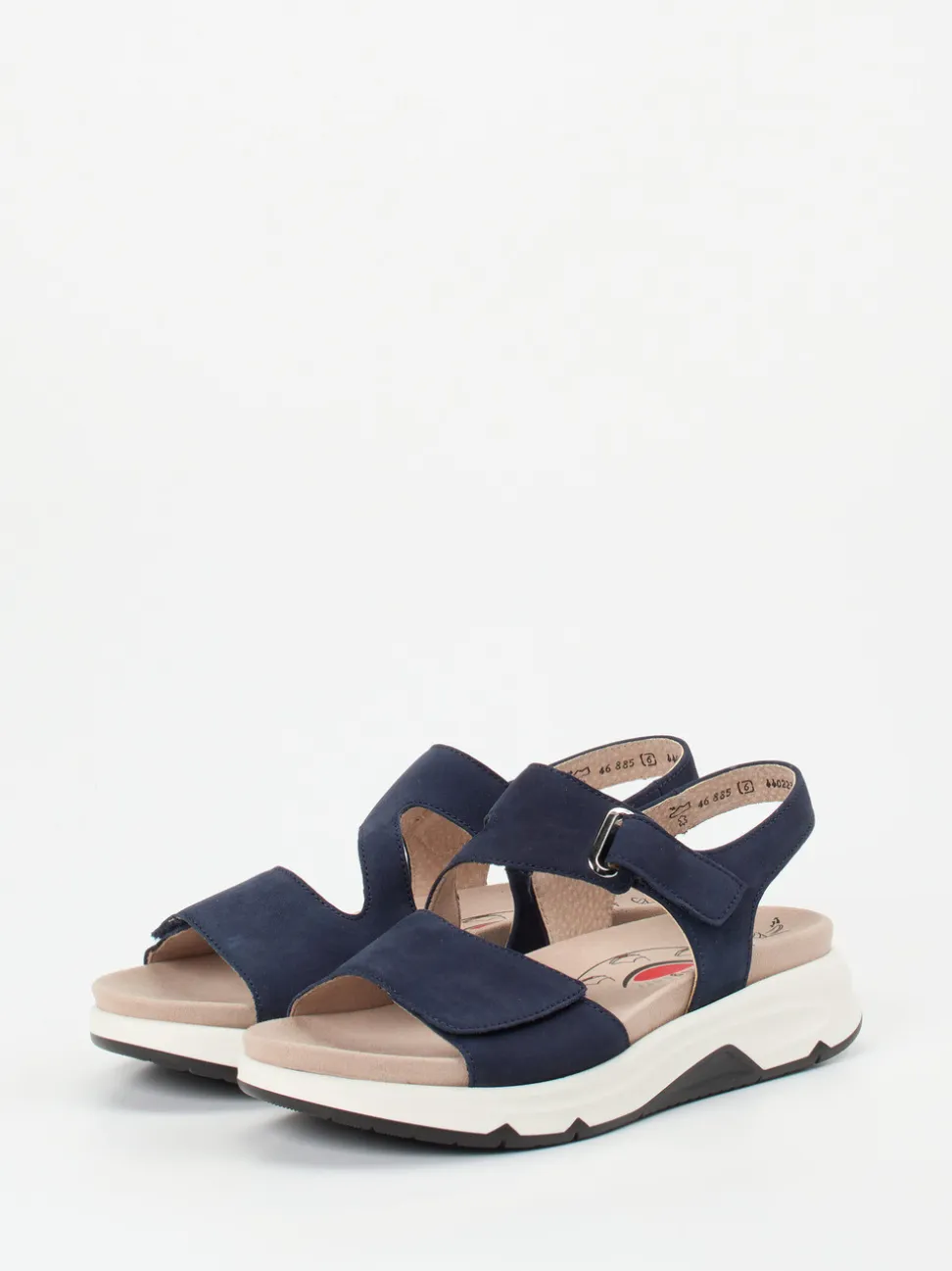 Gabor Comfort – Sandale aus Nubukleder Dunkelblau