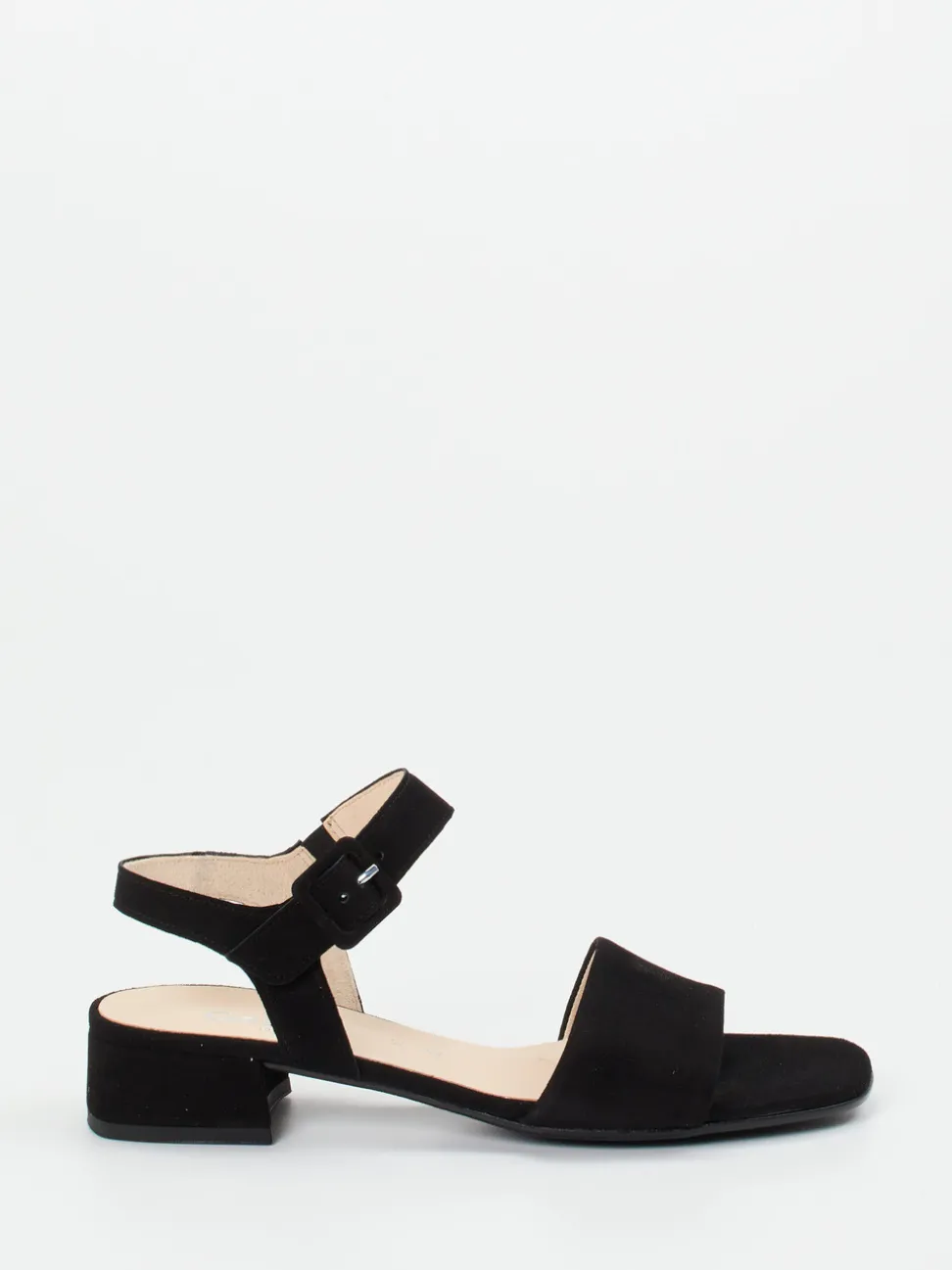 Gabor Comfort – Sandalen aus Veloursleder Schwarz