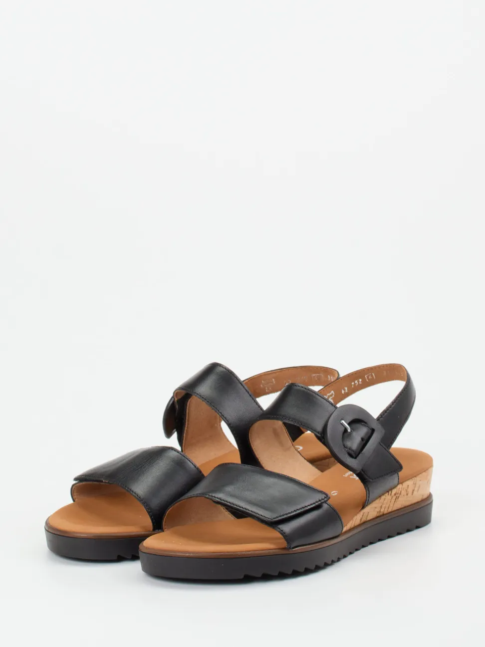 Gabor Comfort – Sandalen aus Kalbleder schwarz
