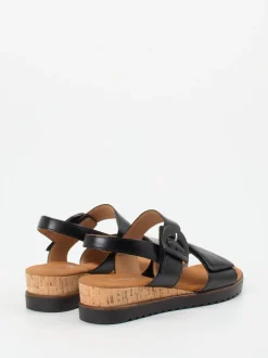 Gabor Comfort – Sandalen aus Kalbleder schwarz