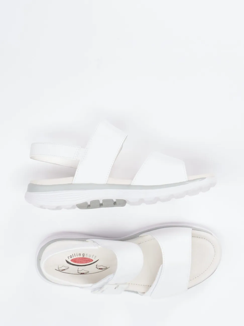 Gabor Comfort – Sandalen aus Kalbleder Weiß
