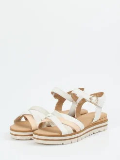 Gabor Comfort – Sandalen aus Kalbleder Beige