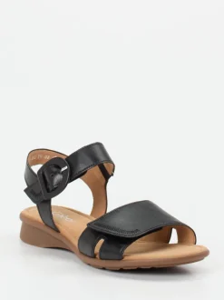 Gabor Comfort – Sandalen aus Kalbleder schwarz