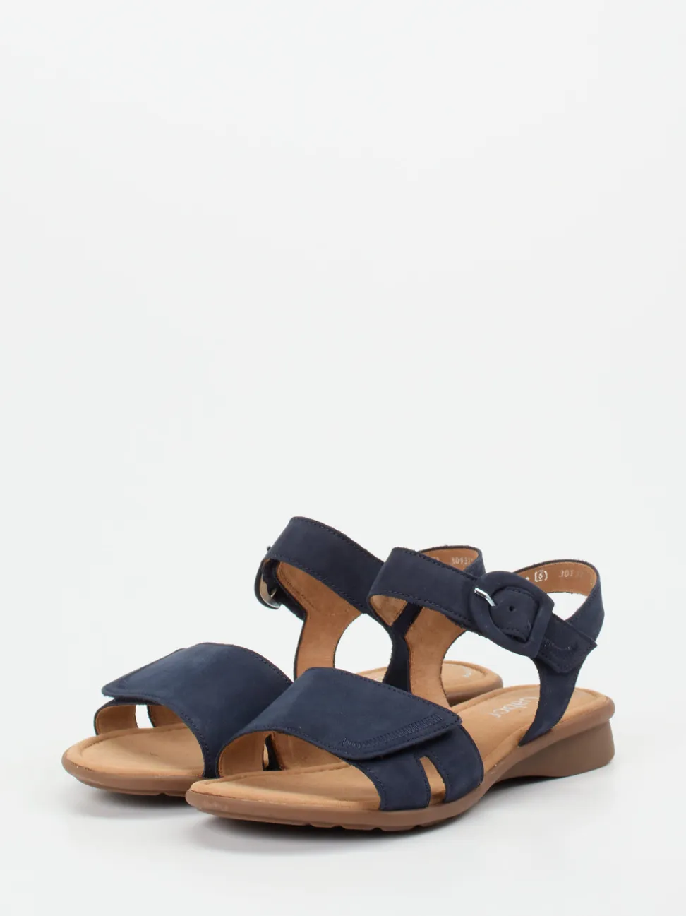 Gabor Comfort – Sandalen aus Nubukleder dunkelblau