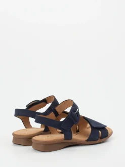 Gabor Comfort – Sandalen aus Nubukleder dunkelblau