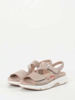 Gabor Comfort – Sandalen aus Nubukleder in Beige