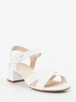 Gabor Comfort – Sandalette aus Kalbleder weiß