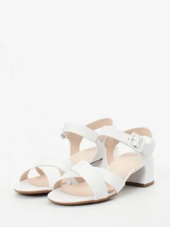 Gabor Comfort – Sandalette aus Kalbleder weiß