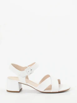 Gabor Comfort – Sandalette aus Kalbleder weiß