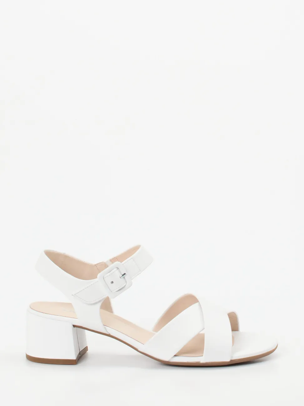 Gabor Comfort – Sandalette aus Kalbleder weiß