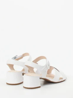 Gabor Comfort – Sandalette aus Kalbleder weiß