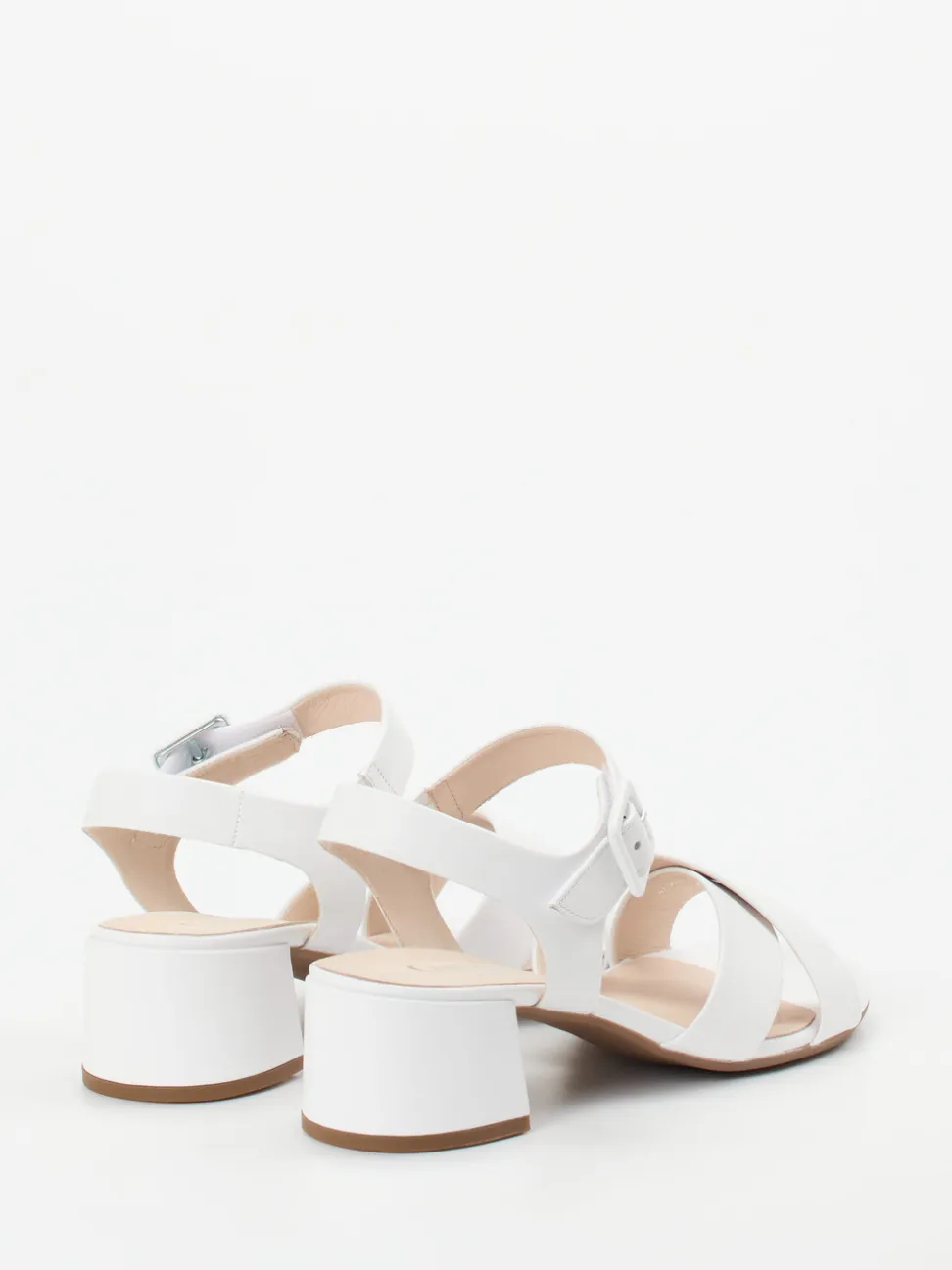 Gabor Comfort – Sandalette aus Kalbleder weiß