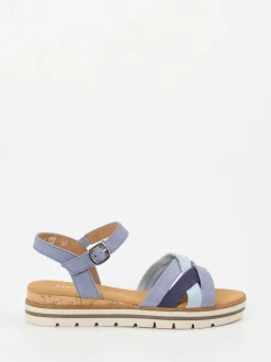 Gabor Comfort – Sandalette aus Nubukleder in Pastellblau