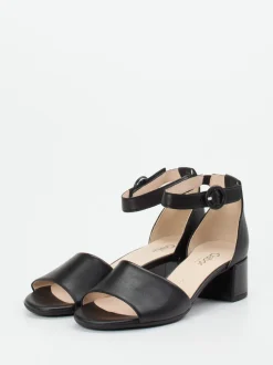 Gabor Comfort – Sandalette aus Lammleder schwarz