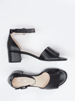 Gabor Comfort – Sandalette aus Lammleder schwarz
