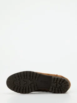 Gabor Comfort – Schnürboots aus Veloursleder braun