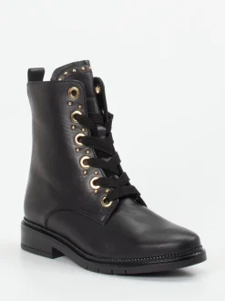Gabor Comfort – Schnürboots aus Kalbleder Schwarz