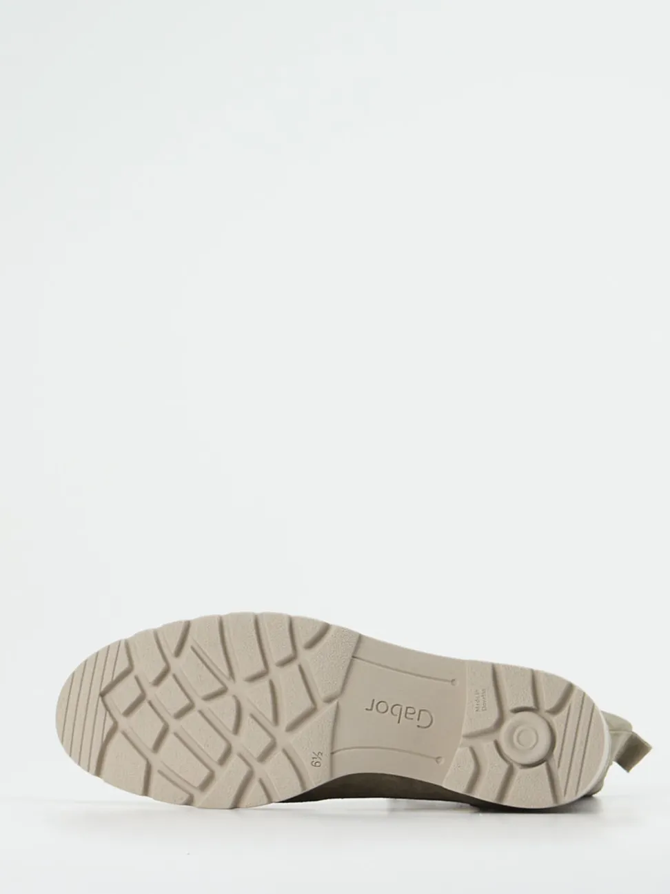 Gabor Comfort – Schnürboots aus Veloursleder Taupe