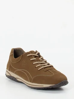Gabor Comfort – Schnürschuh aus Nubukleder braun