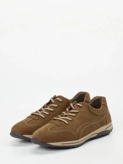 Gabor Comfort – Schnürschuh aus Nubukleder braun