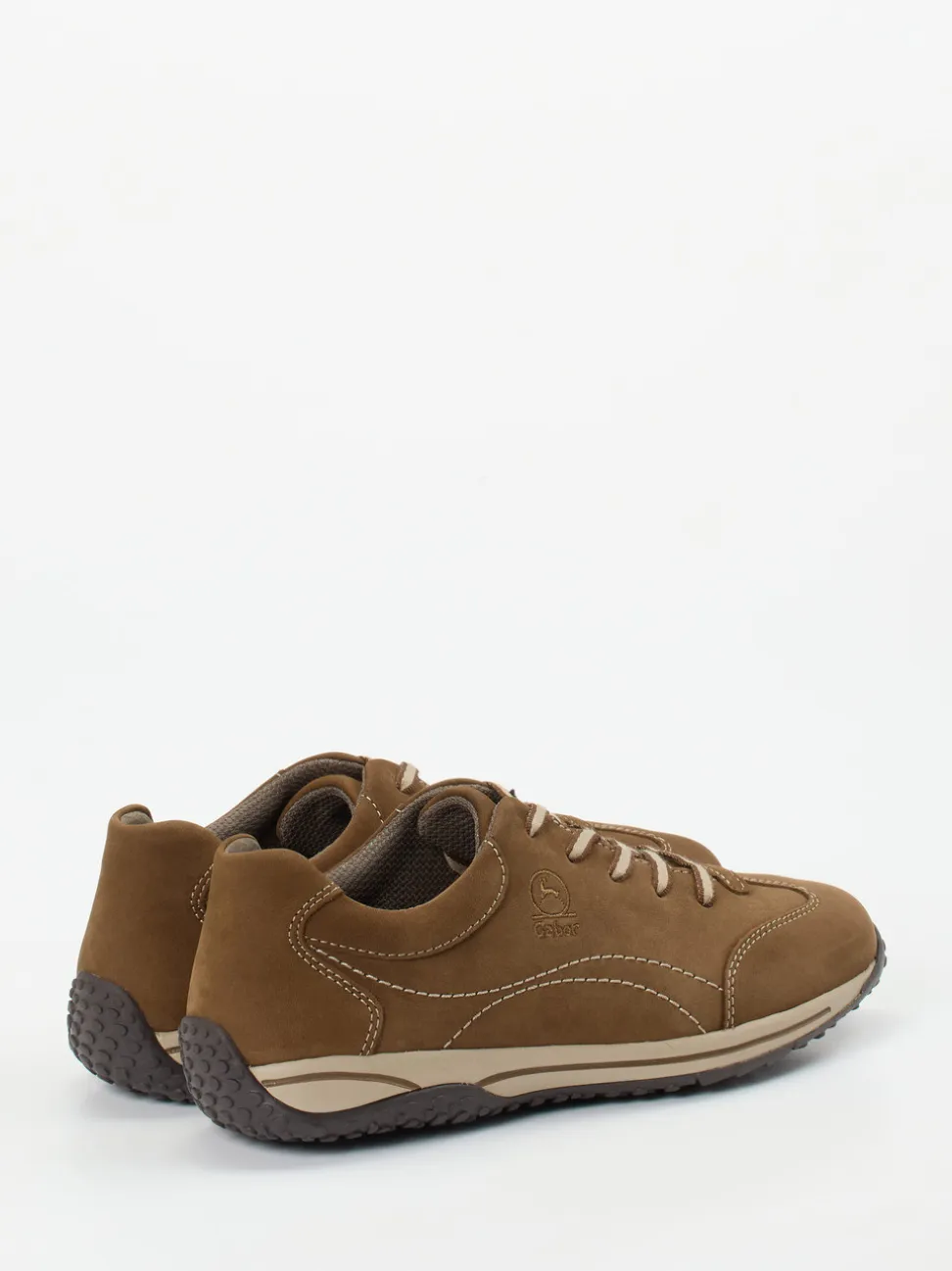Gabor Comfort – Schnürschuh aus Nubukleder braun