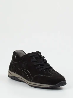 Gabor Comfort – Schnürschuhe aus Nubukleder schwarz