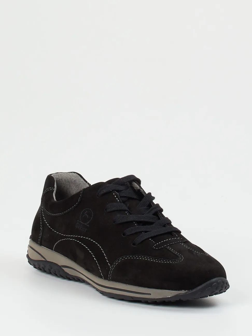 Gabor Comfort – Schnürschuhe aus Nubukleder schwarz